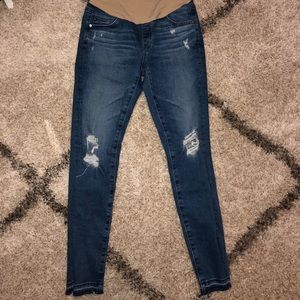 AG Farrah Skinny Ankle Maternity Jeans
